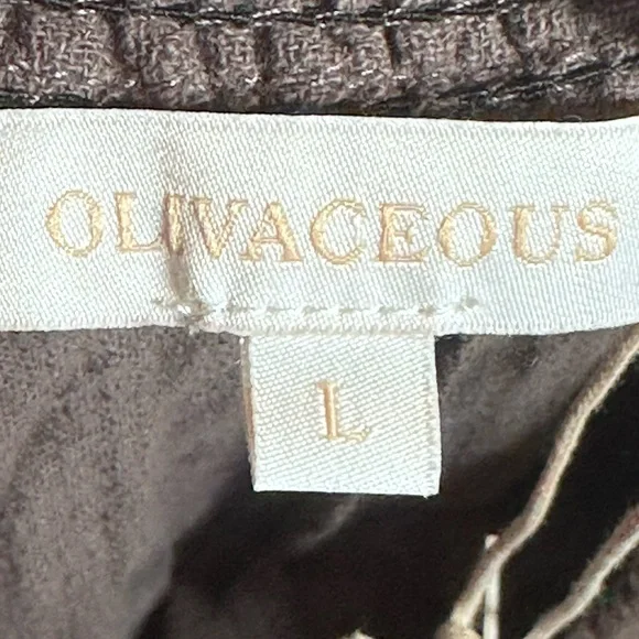 NWT Ruffle Hem Bohemian Drawstring Pants Lightweight 100% Cotton - Picture 5 of 8